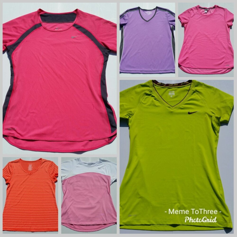 6 Athletic Tees – M